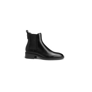 Leder Chelsea Stiefelette Damen Damen