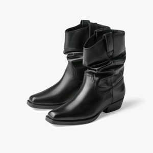 Leder Komfort Stiefelette Damen Damen