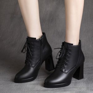 Schnürstiefelette Damen Damen